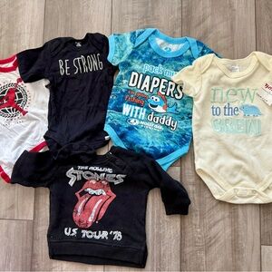 Baby infant boys onesies size 3-6 months all for $15 Jordan mossy oak, gerber